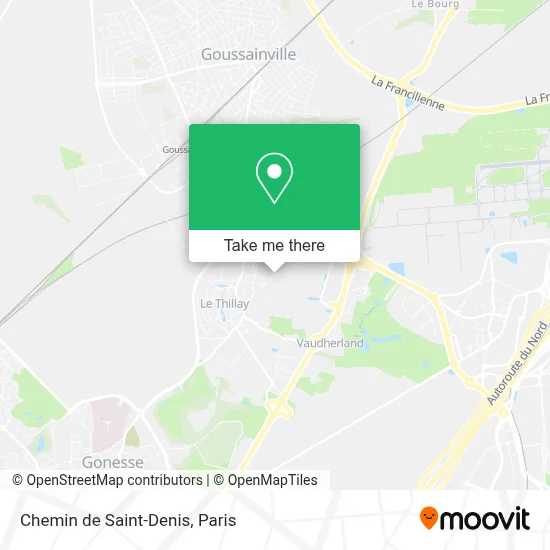Chemin de Saint-Denis map