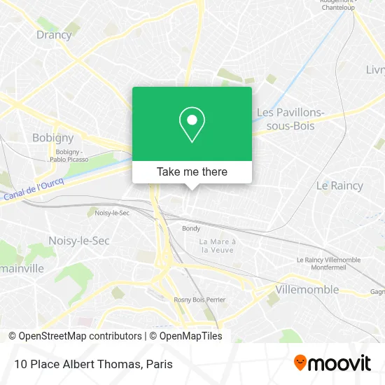 10 Place Albert Thomas map