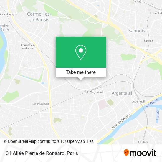 31 Allée Pierre de Ronsard map