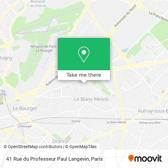41 Rue du Professeur Paul Langevin map