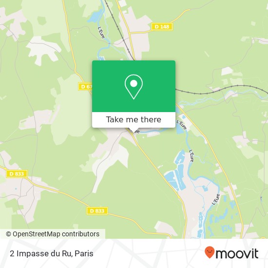 2 Impasse du Ru map