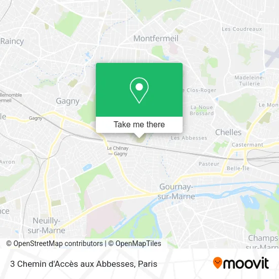 3 Chemin d'Accès aux Abbesses map