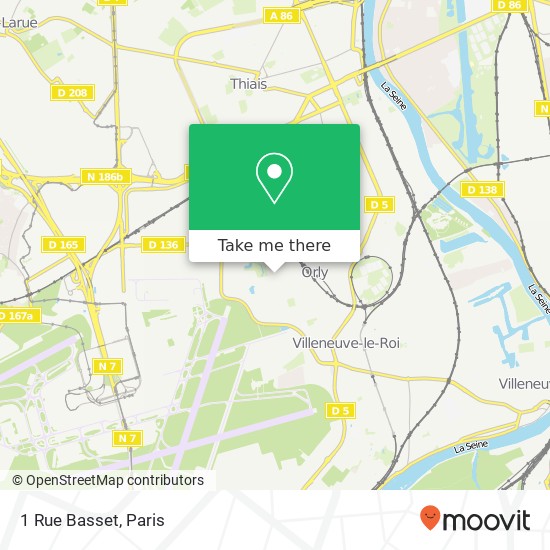 1 Rue Basset map