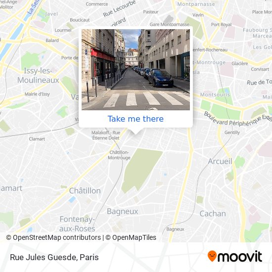 Mapa Rue Jules Guesde