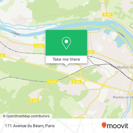 171 Avenue du Béarn map