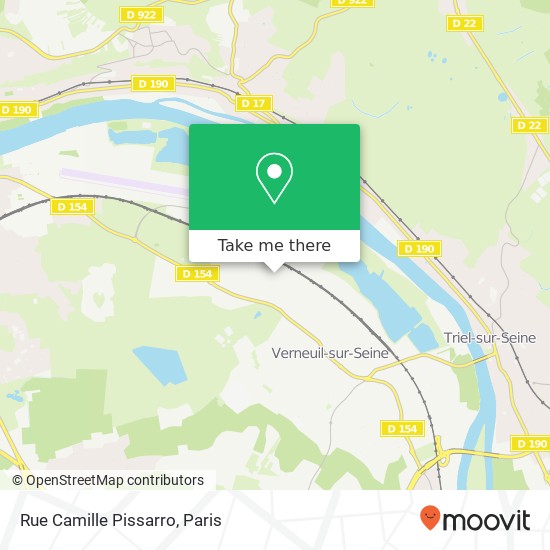 Rue Camille Pissarro map