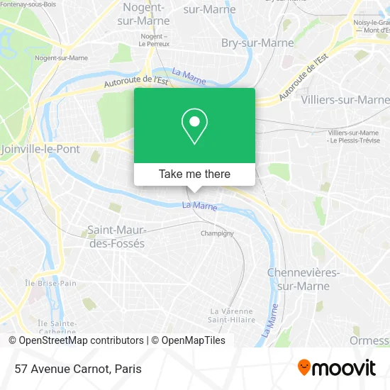 57 Avenue Carnot map