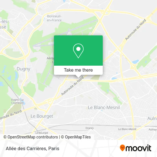 Allée des Carrières map