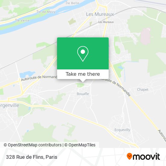Mapa 328 Rue de Flins