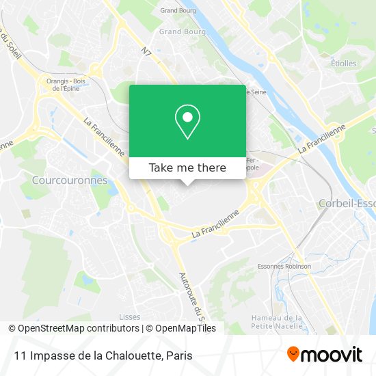 11 Impasse de la Chalouette map