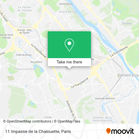 11 Impasse de la Chalouette map