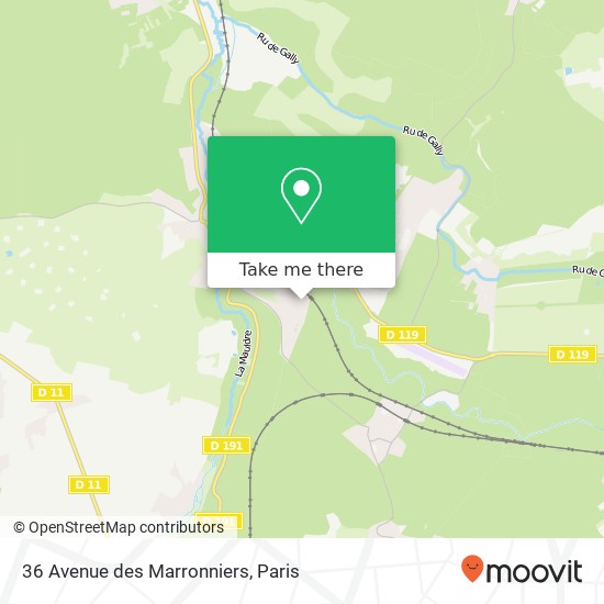 36 Avenue des Marronniers map