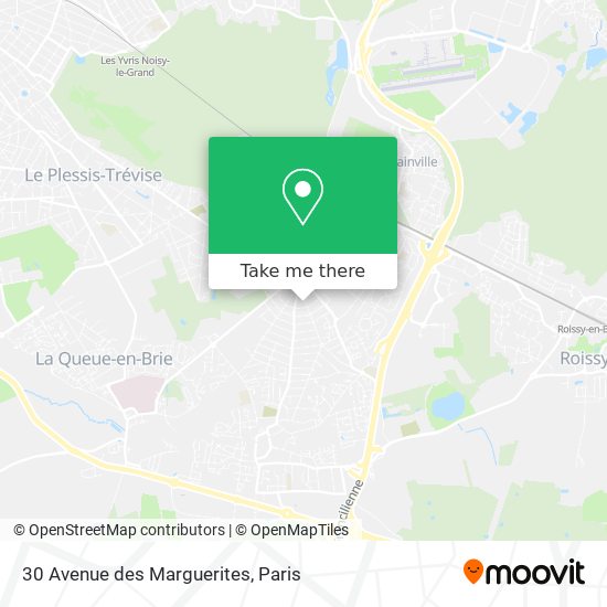 Mapa 30 Avenue des Marguerites