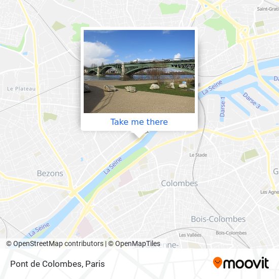 Pont de Colombes map