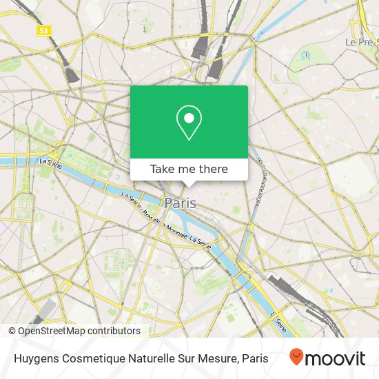 Huygens Cosmetique Naturelle Sur Mesure map