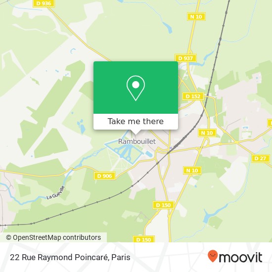 22 Rue Raymond Poincaré map