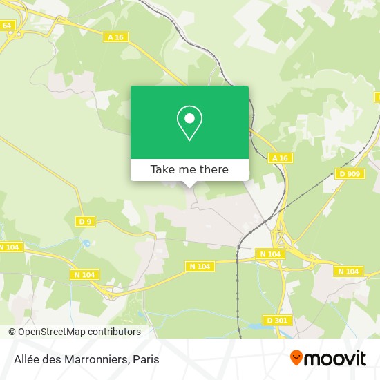 Allée des Marronniers map