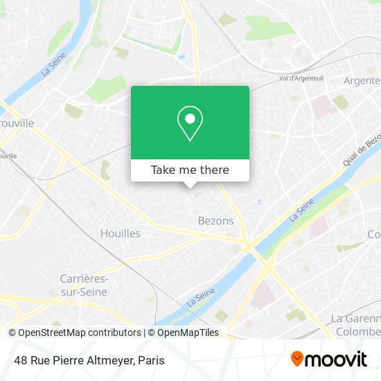 Mapa 48 Rue Pierre Altmeyer