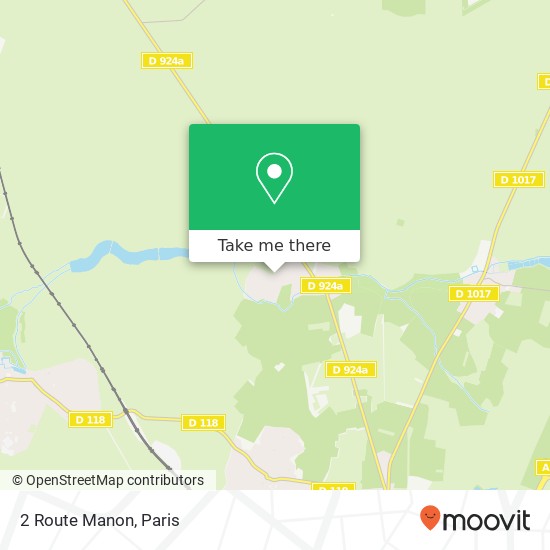 Mapa 2 Route Manon
