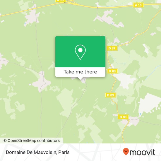 Domaine De Mauvoisin map