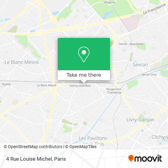 Mapa 4 Rue Louise Michel