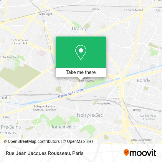 Rue Jean Jacques Rousseau map
