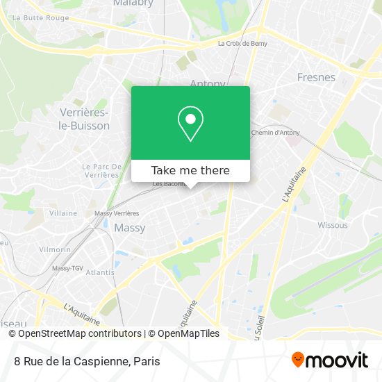 8 Rue de la Caspienne map