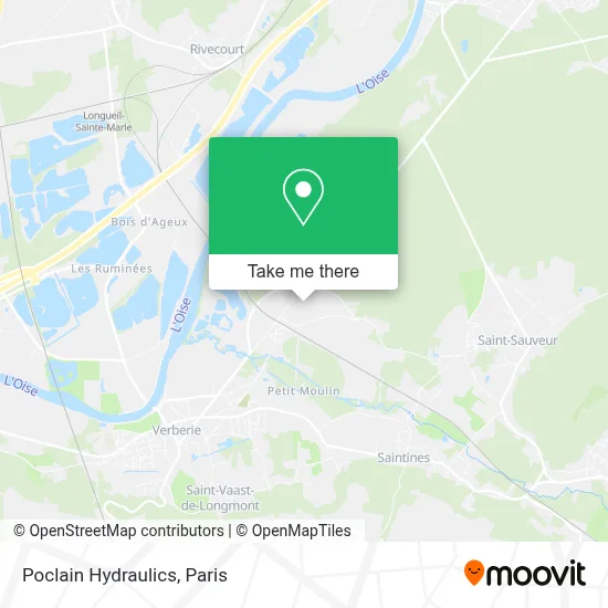 Poclain Hydraulics map