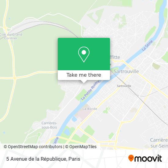 5 Avenue de la République map