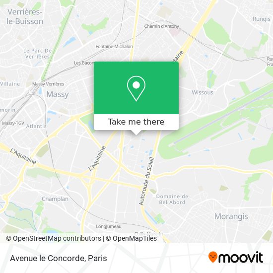 Avenue le Concorde map