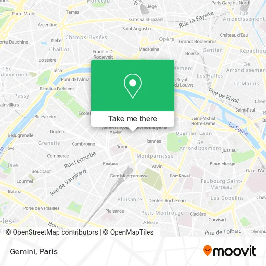 Gemini map