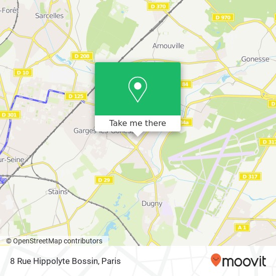 8 Rue Hippolyte Bossin map