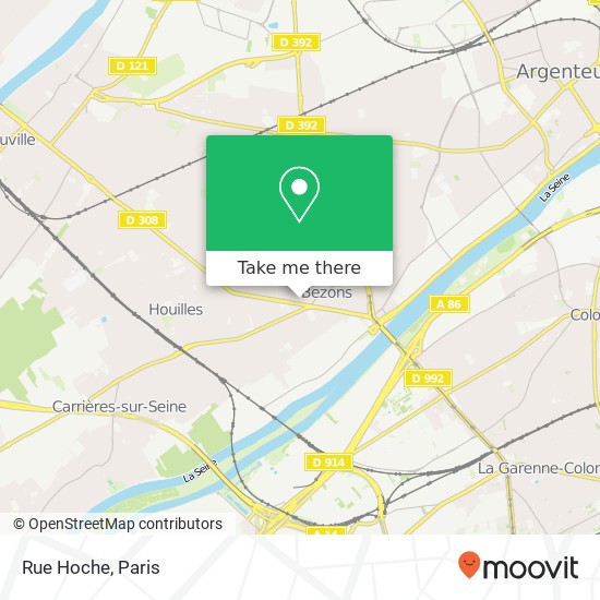 Rue Hoche map