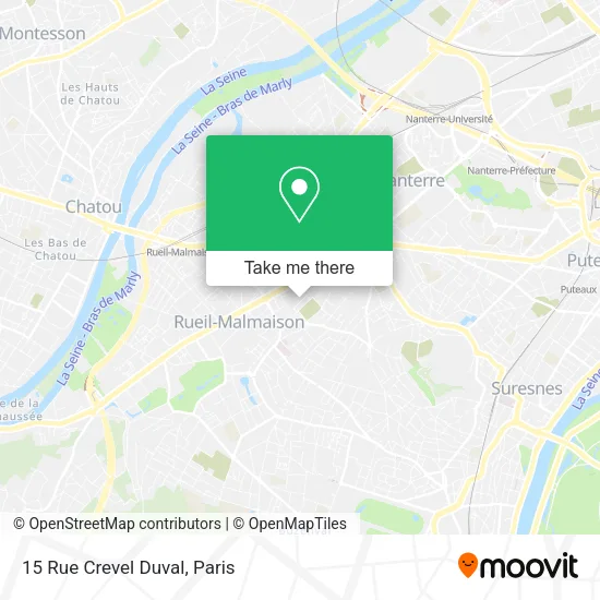 15 Rue Crevel Duval map