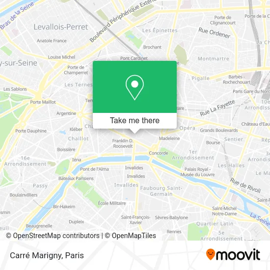 Carré Marigny map