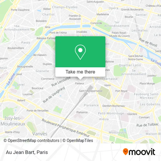 Au Jean Bart map