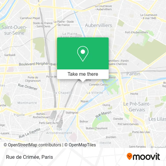 Rue de Crimée map