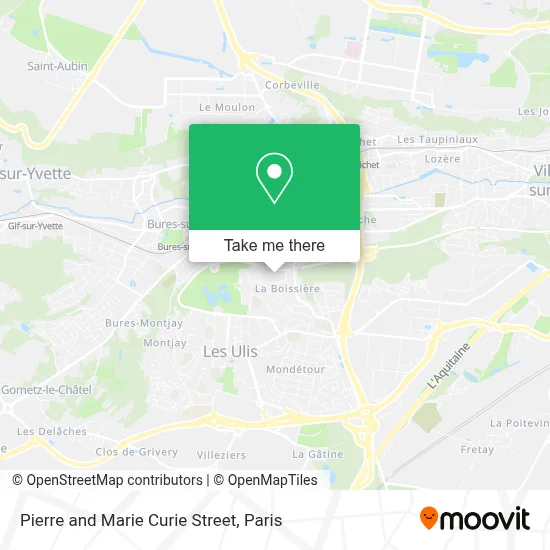 Rue Pierre et Marie Curie map
