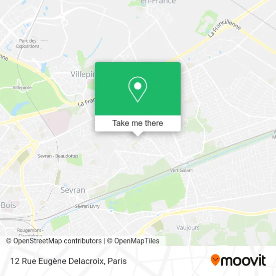 12 Rue Eugène Delacroix map