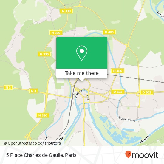 5 Place Charles de Gaulle map