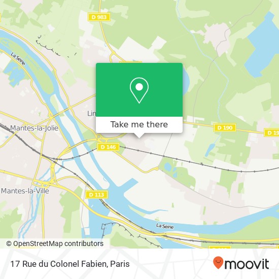 17 Rue du Colonel Fabien map