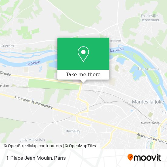 Mapa 1 Place Jean Moulin