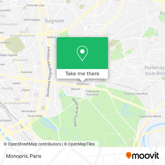 Monoprix map