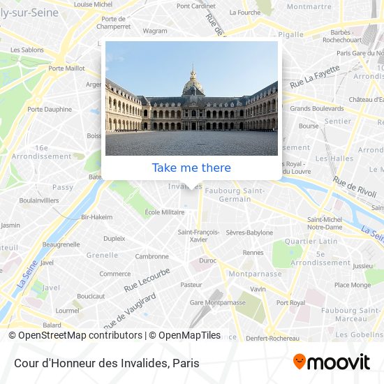 Cour d'Honneur des Invalides map