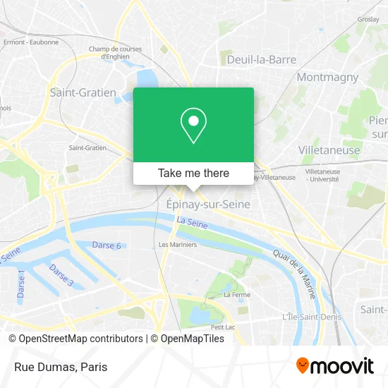 Rue Dumas map