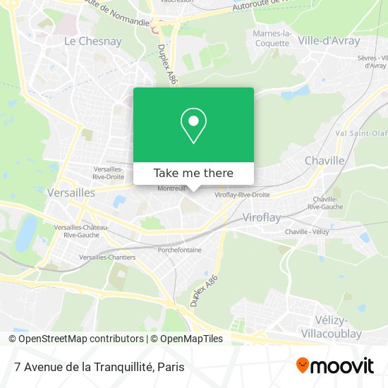 7 Avenue de la Tranquillité map
