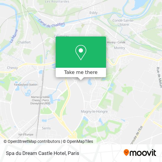 Spa du Dream Castle Hotel map