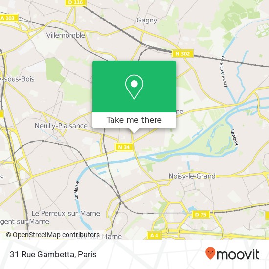 31 Rue Gambetta map