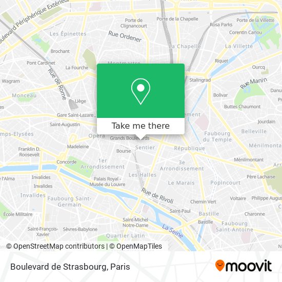 Boulevard de Strasbourg map