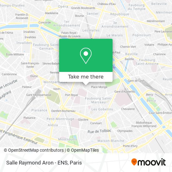 Mapa Salle Raymond Aron - ENS